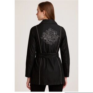 Chico’s Julitta black embroidered jacket